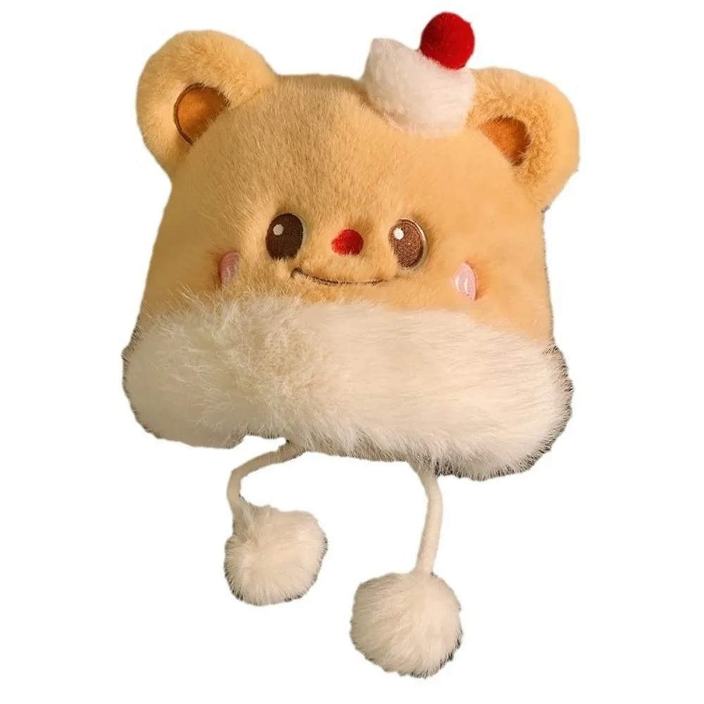 Cute Fluffy Fur Plush Ear Protection Cap Thick Cartoon Sheep Keep Warm Headgear Windproof Mongolian Hat Hat Gifts
Cute Fluffy Fur Plush Ear Protection Cap Thick Cartoon Sheep Keep Warm Headgear Windproof Mongolian Hat Hat Gifts