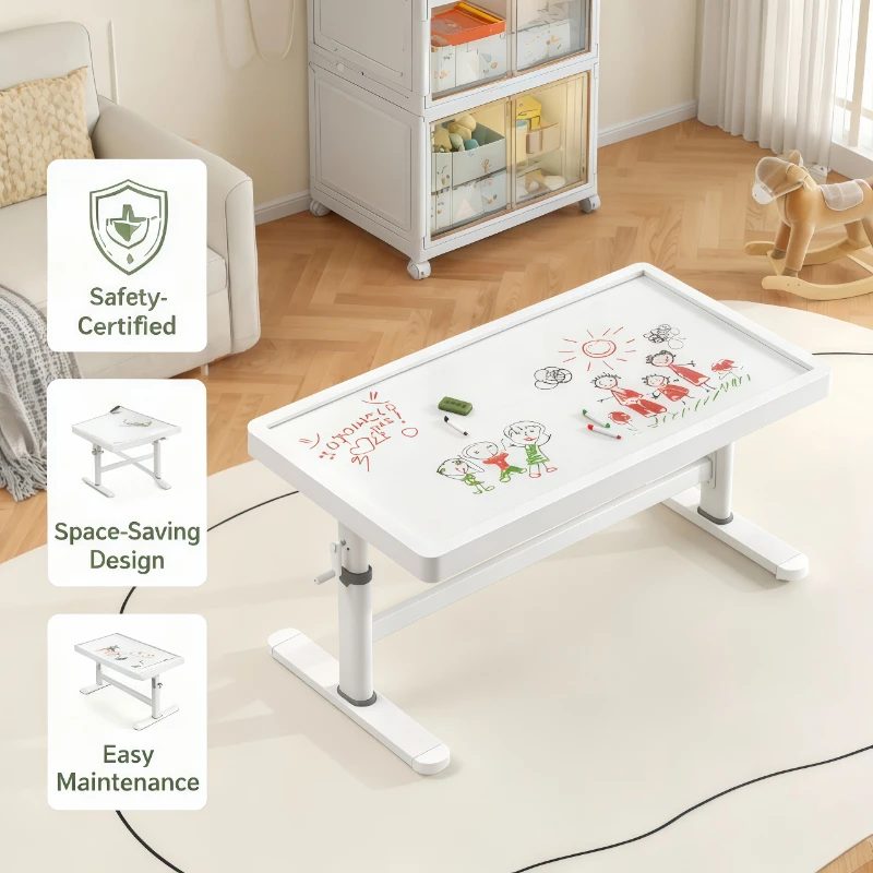 Детский стол, набор стульев, деревянный стол Монтессори с регулируемой высотой для учебы, игровой стол для занятий, ящик для хранения в классе, стол для детей
Детский стол, набор стульев, деревянный стол Монтессори с регулируемой высотой для учебы, игровой стол для занятий, ящик для хранения в классе, стол для детей