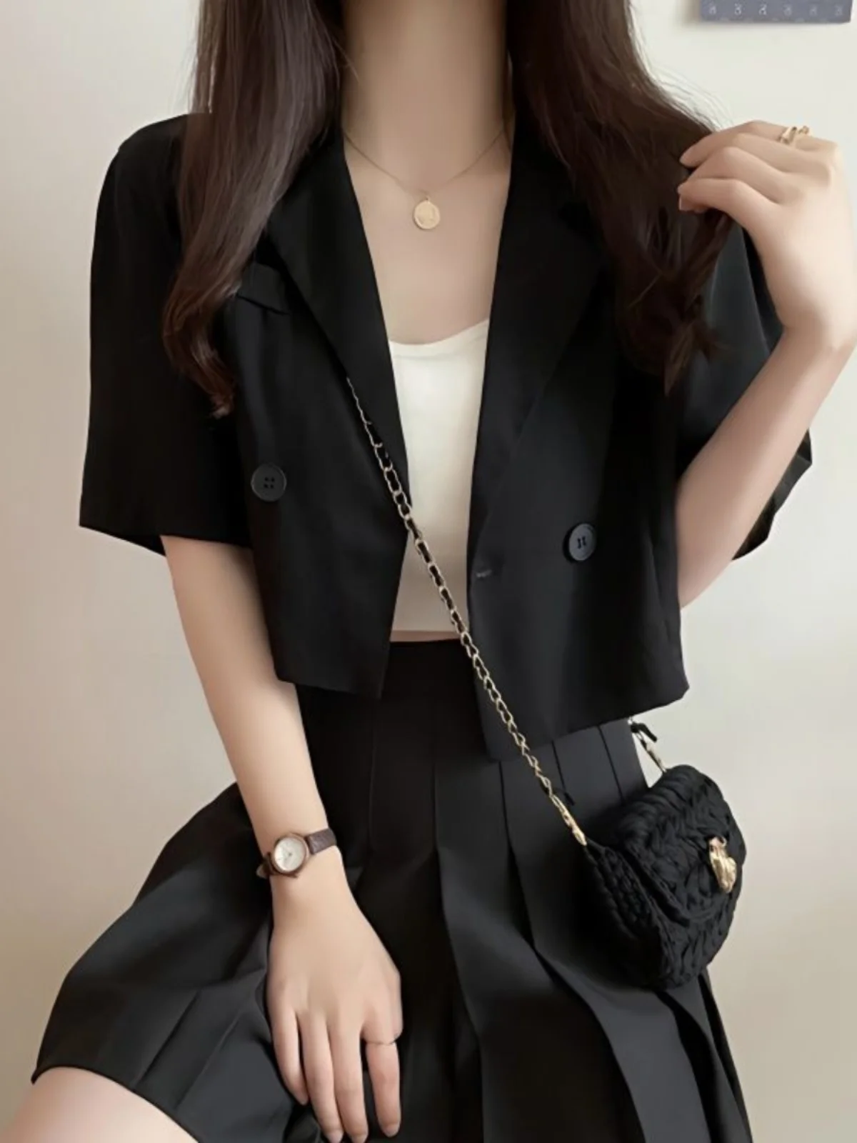 Bla ort Sve High Waist Slim Fit Women's Blouse Faionable Cact Sle Polyester Fabric Loose Fit Summer irt
Bla ort Sve High Waist Slim Fit Women's Blouse Faionable Cact Sle Polyester Fabric Loose Fit Summer irt