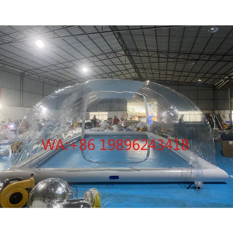 Wholesale Custom PVC Inflatable Swim Pool Tent White Transparent Eco-Friendly Swimming Pool Cover
Wholesale Custom PVC Inflatable Swim Pool Tent White Transparent Eco-Friendly Swimming Pool Cover