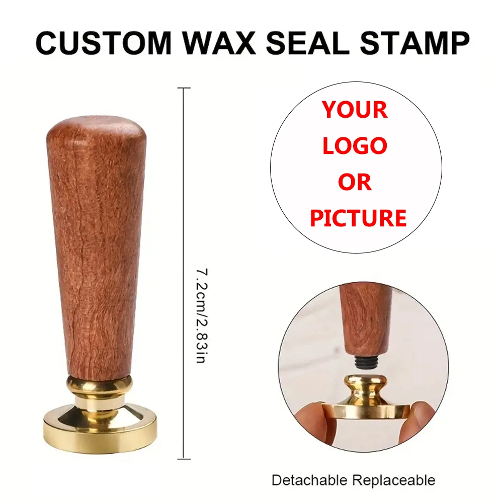 Logo Custom Brass Wax Seal Stamp Personalized Design Picture Custom Text Stamps for DIY Wedding Invitation Envelope Card Decor
Logo Custom Brass Wax Seal Stamp Personalized Design Picture Custom Text Stamps for DIY Wedding Invitation Envelope Card Decor