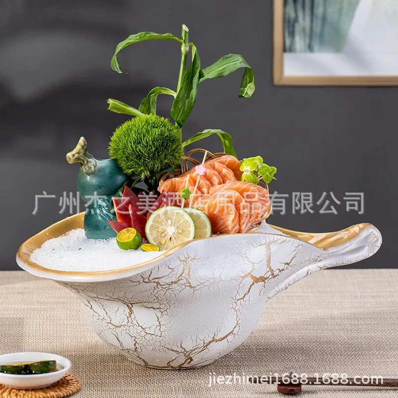 Креативная тарелка для сашими из смолы, морепродукты, высококачественная японская еда, посуда для сухого льда, горячий горшок, тарелка из говядины и баранины, тарелка с лососем, рыбой, сашими
Креативная тарелка для сашими из смолы, морепродукты, высококачественная японская еда, посуда для сухого льда, горячий горшок, тарелка из говядины и баранины, тарелка с лососем, рыбой, сашими