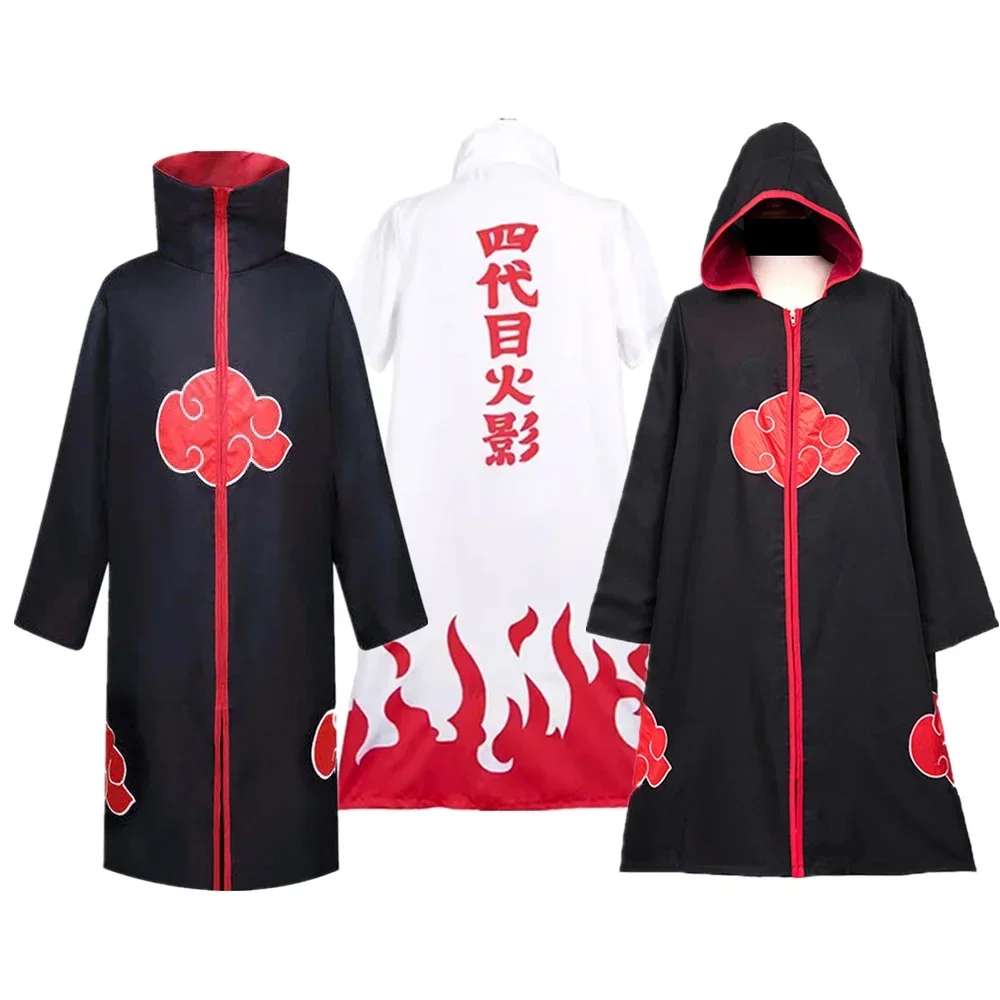 Costume de Cosplay Ninja Anime Hokage Akatsuki, cape avec bandeau, Pain Uchiha Itachi Sasuke Sasori Kakuzu, vêtements
Costume de Cosplay Ninja Anime Hokage Akatsuki, cape avec bandeau, Pain Uchiha Itachi Sasuke Sasori Kakuzu, vêtements