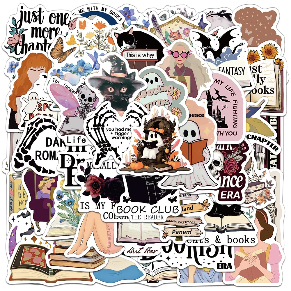 10/30/50pcs Gothic Dark Romantic Reading Stickers Cartoon Bookish Decal DIY Phone Skateboard Guitar Laptop Cool Graffiti Sticker
10/30/50pcs Gothic Dark Romantic Reading Stickers Cartoon Bookish Decal DIY Phone Skateboard Guitar Laptop Cool Graffiti Sticker