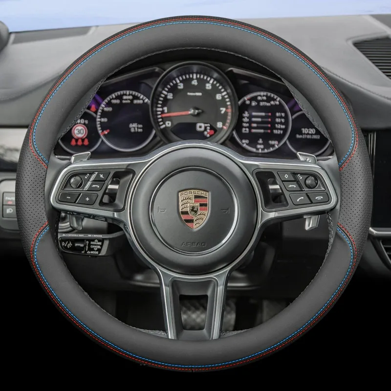 Чехол на руль для Porsche Cayenne 2022, универсальные автомобильные аксессуары, нескользящее украшение, автомобильные аксессуары из натуральной кожи
Чехол на руль для Porsche Cayenne 2022, универсальные автомобильные аксессуары, нескользящее украшение, автомобильные аксессуары из натуральной кожи