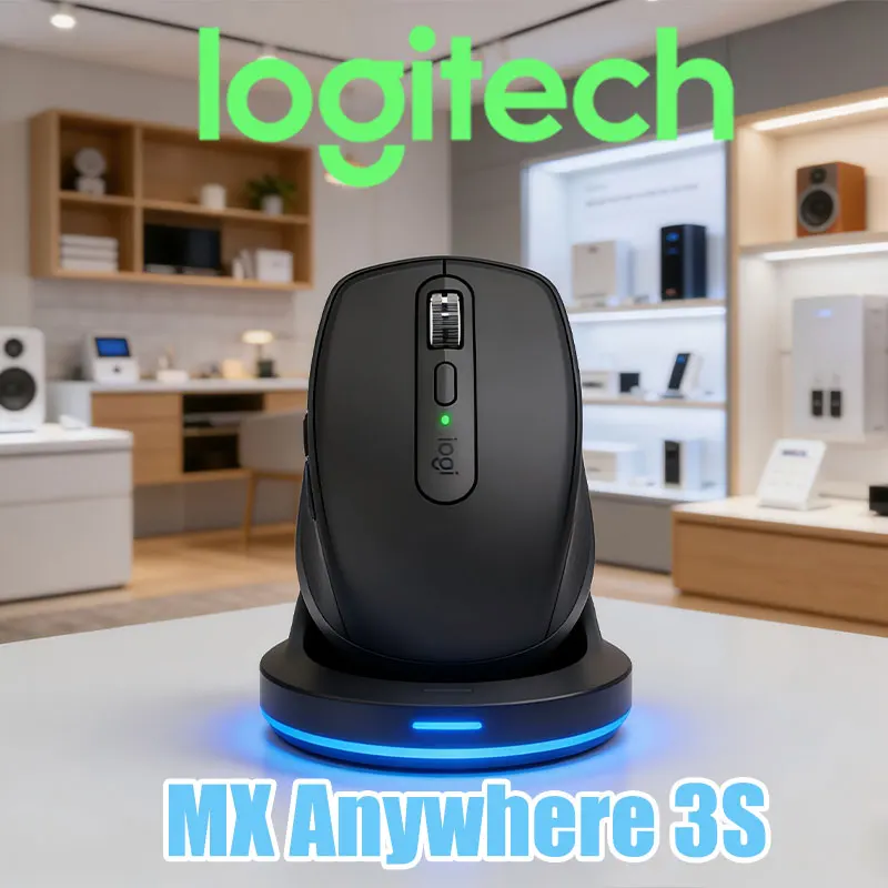 Logitech MX Anywhere 3S Gaming Office Mouse Dual Mode Laptop,Comfortable Touch, Desktop, Gaming Office Seamless Switching