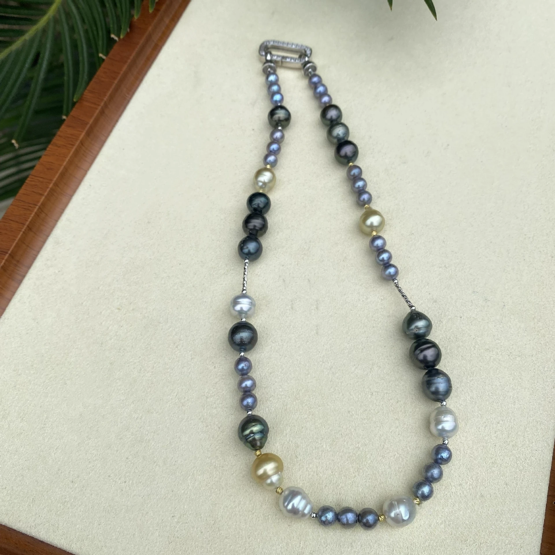 Ожерелье из натурального жемчуга в стиле барокко с морской водой, Акойя, таитянский австралийский белый цвет, золотой барокко из Южного моря, ювелирные изделия из нескольких жемчуга
Ожерелье из натурального жемчуга в стиле барокко с морской водой, Акойя, таитянский австралийский белый цвет, золотой барокко из Южного моря, ювелирные изделия из нескольких жемчуга