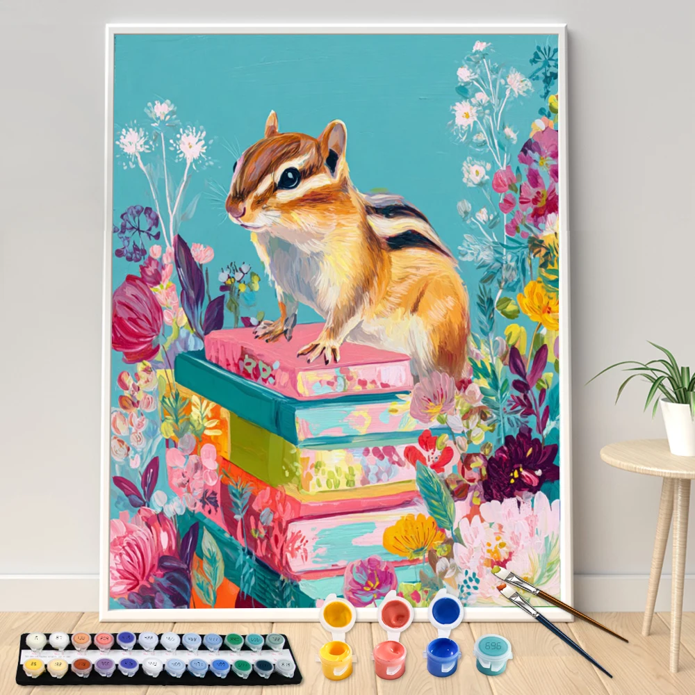 Painting By Numbers 40x50cm Kits Spring Reading Squirrel Picture By Numbers For Home Decors Handpainted Diy Gift
Painting By Numbers 40x50cm Kits Spring Reading Squirrel Picture By Numbers For Home Decors Handpainted Diy Gift