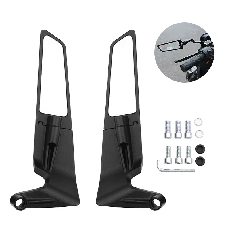 Motorcycle Rearview Mirror Wings Rearview Mirror Rotatable Aluminum Alloy Side Mirrors 8/10mm Motorcycle Universal Accessories
Motorcycle Rearview Mirror Wings Rearview Mirror Rotatable Aluminum Alloy Side Mirrors 8/10mm Motorcycle Universal Accessories