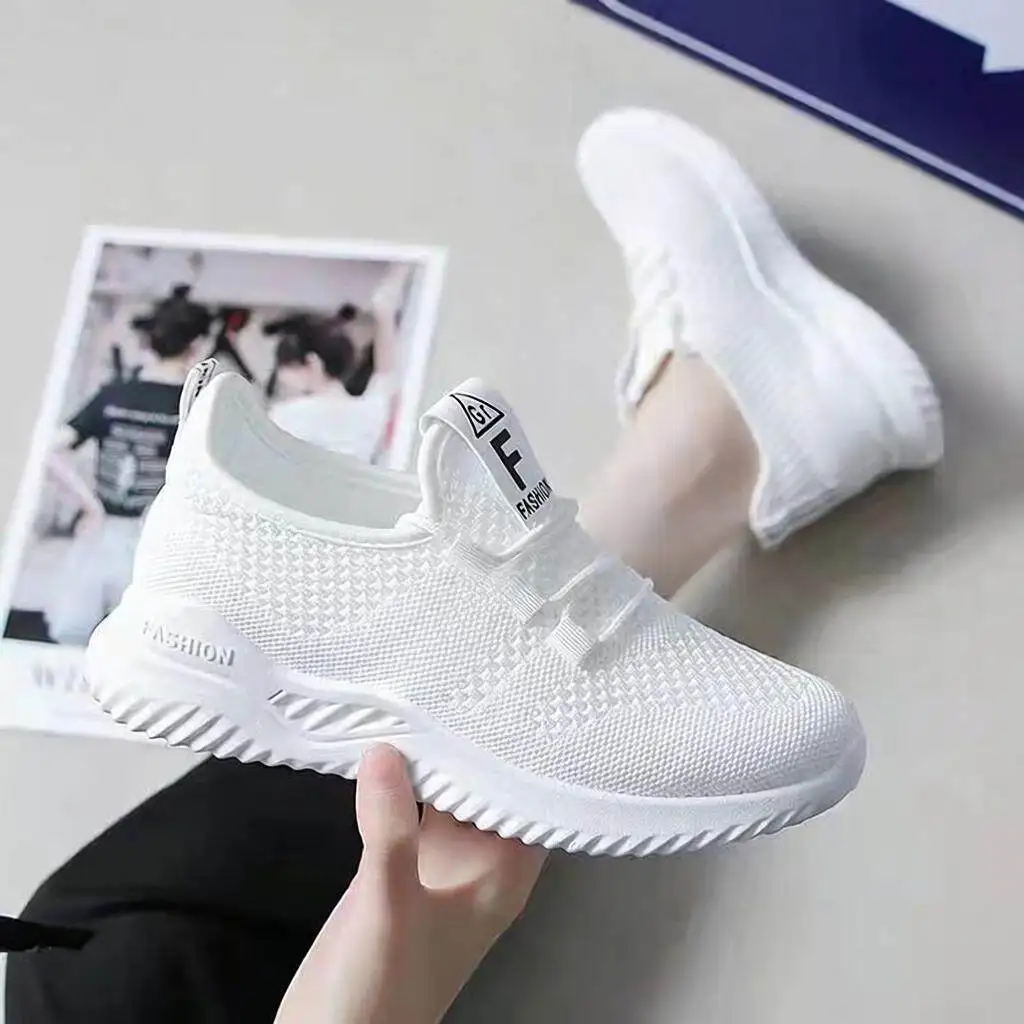 New Women's Sporty Summer Shoes Breathable Mesh Casual Footwear Versatile Student Wear Mom Shoes Comfortable Polyester up
New Women's Sporty Summer Shoes Breathable Mesh Casual Footwear Versatile Student Wear Mom Shoes Comfortable Polyester up