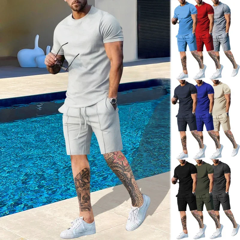 New Men’s Sets Tracksuit Summer Fashion Clothes For Man T Shirt Shorts 2 Piece Outfit Casual Streetwear Men Oversized Suit
New Men’s Sets Tracksuit Summer Fashion Clothes For Man T Shirt Shorts 2 Piece Outfit Casual Streetwear Men Oversized Suit
