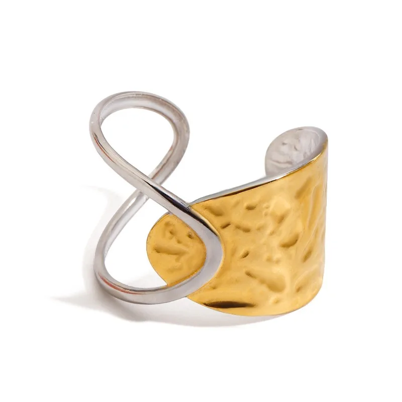 Minar Dainty Mix Color Hollow Irregular Geometric Adjustable Cocktail Rings for Women 18K Gold Silver PVD Plated Stainless Steel
Minar Dainty Mix Color Hollow Irregular Geometric Adjustable Cocktail Rings for Women 18K Gold Silver PVD Plated Stainless Steel