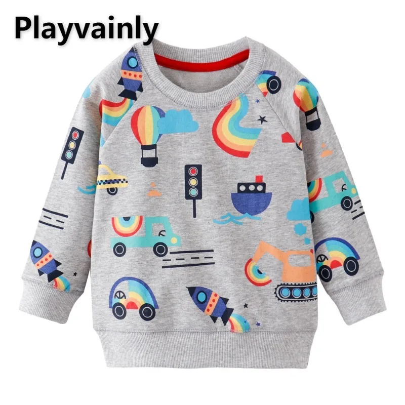 New Spring Autumn Cartoon Rainbow Cars Print Children's Sweatshirts Long Sleeve Tops Toddler Kids Sport Shirts Clothes A9064
New Spring Autumn Cartoon Rainbow Cars Print Children's Sweatshirts Long Sleeve Tops Toddler Kids Sport Shirts Clothes A9064