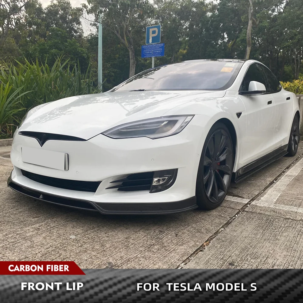 For Tesla Model S 2016-2020 Carbon Fiber Car Front Bumper Lip/FRP Front Spoiler Kits Car Accessories Body Kits Trim Protection
For Tesla Model S 2016-2020 Carbon Fiber Car Front Bumper Lip/FRP Front Spoiler Kits Car Accessories Body Kits Trim Protection