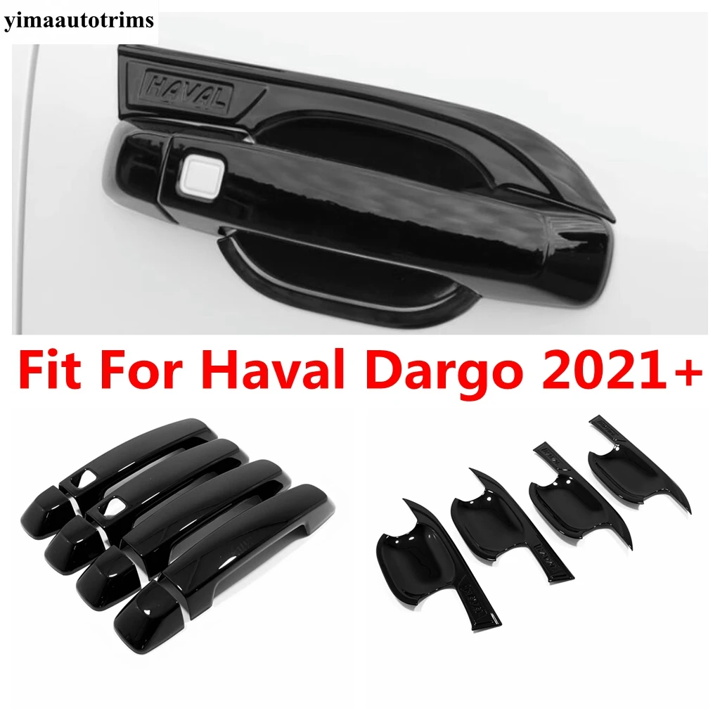 Black Car Door Handle Bowl Frame Decoration Protection Cover Trim Fit For Haval Dargo 2021 2022 ABS Accessories Exterior Kit
Black Car Door Handle Bowl Frame Decoration Protection Cover Trim Fit For Haval Dargo 2021 2022 ABS Accessories Exterior Kit