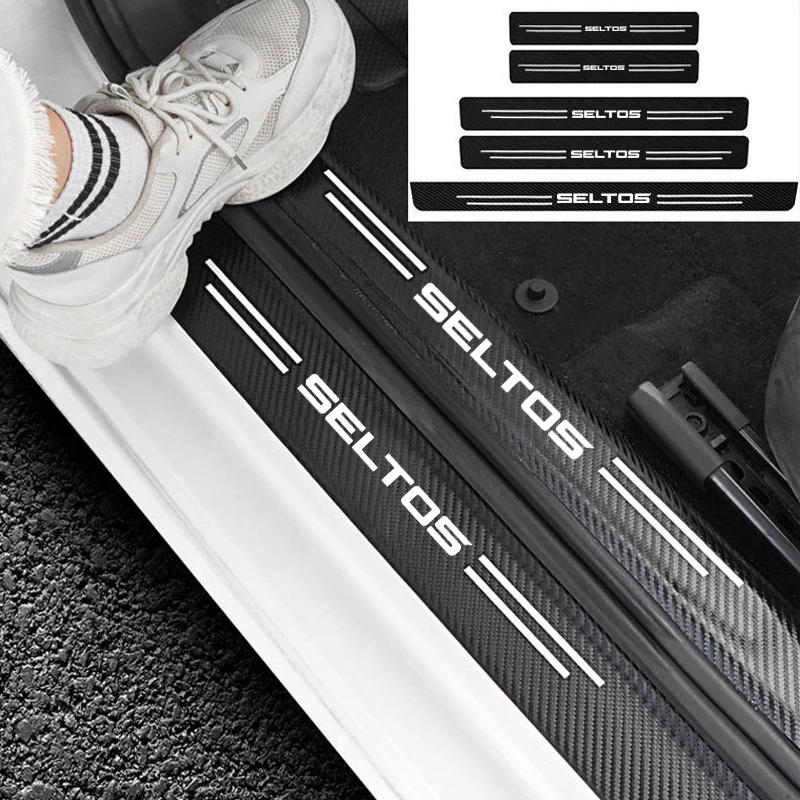 Car Carbon Fiber Threshold Protective Film Anti Scratch Waterproof Car Stickers Rear Bumper Guard For KIA seltos Accessories
Car Carbon Fiber Threshold Protective Film Anti Scratch Waterproof Car Stickers Rear Bumper Guard For KIA seltos Accessories