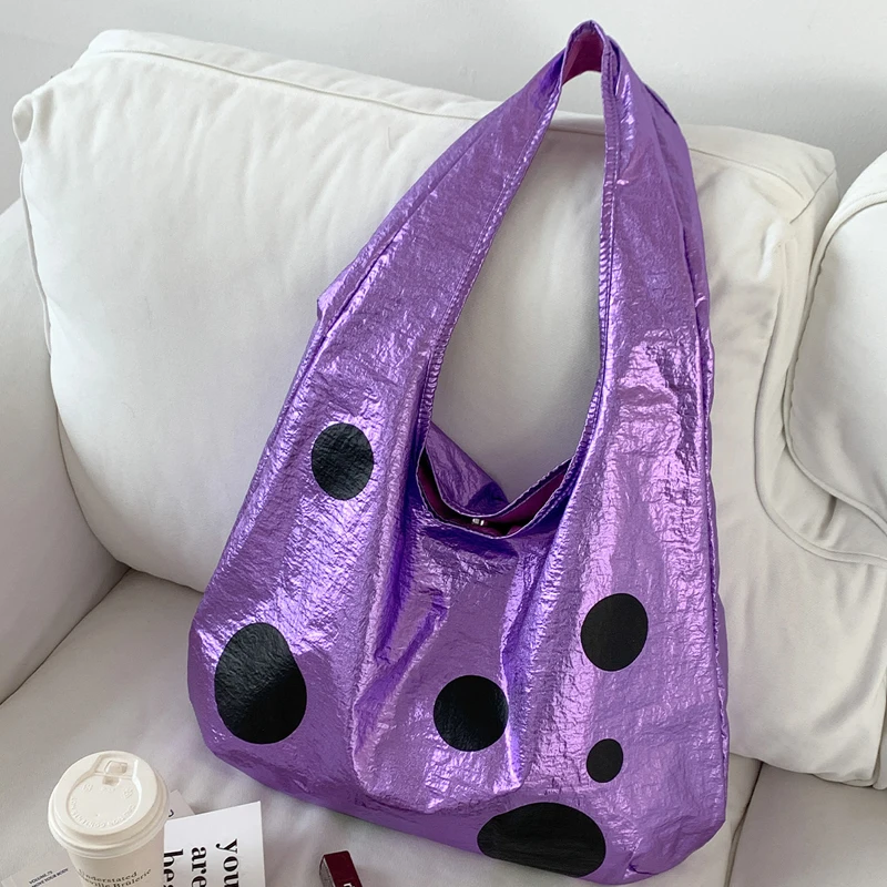 Korean Casual Large Capacity Tote Bags For Women Luxury Designer Handbag Purses 2026 New In Polyester Underarm Shopping Shoulder
Korean Casual Large Capacity Tote Bags For Women Luxury Designer Handbag Purses 2026 New In Polyester Underarm Shopping Shoulder
