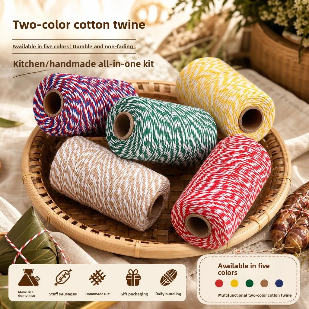 Food Grade Zongzi Rope Sausage And Dried Meat Binding Cotton Thread for Zongzi Packaging And Fastening Home Fabric DIY Sewing...
Food Grade Zongzi Rope Sausage And Dried Meat Binding Cotton Thread for Zongzi Packaging And Fastening Home Fabric DIY Sewing...