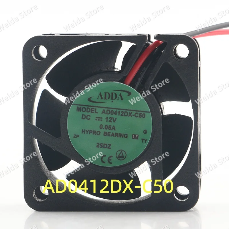 ADDA 4020 12V 0.11A 4-centimeter switch ball bearing silent cooling fan AD0412DX-C50
ADDA 4020 12V 0.11A 4-centimeter switch ball bearing silent cooling fan AD0412DX-C50