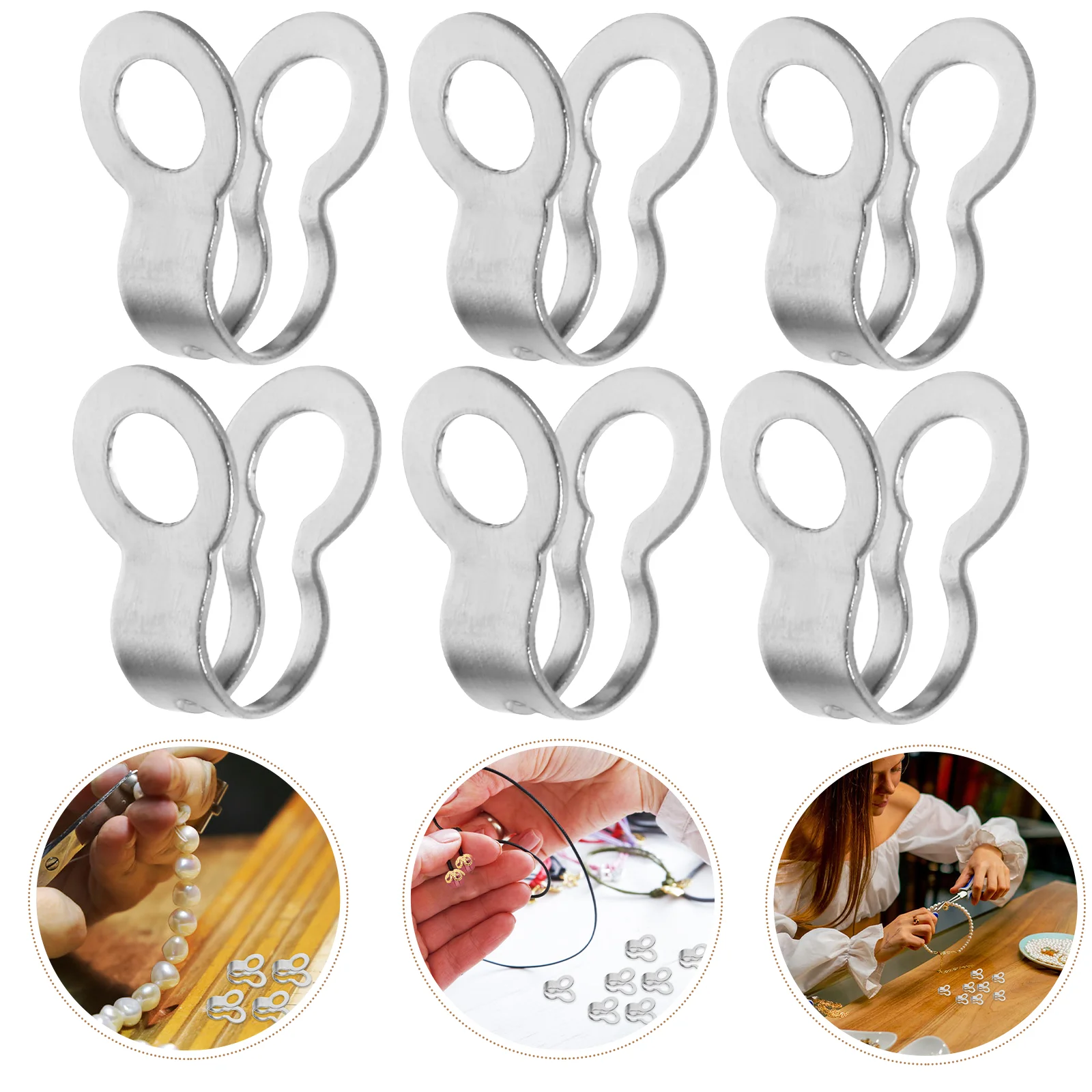 100pcs Stainless Steel Connecting Rings Double for Chain Lamp Pull Silver Ceiling Fan Connectors Jewelry Craft
100pcs Stainless Steel Connecting Rings Double for Chain Lamp Pull Silver Ceiling Fan Connectors Jewelry Craft