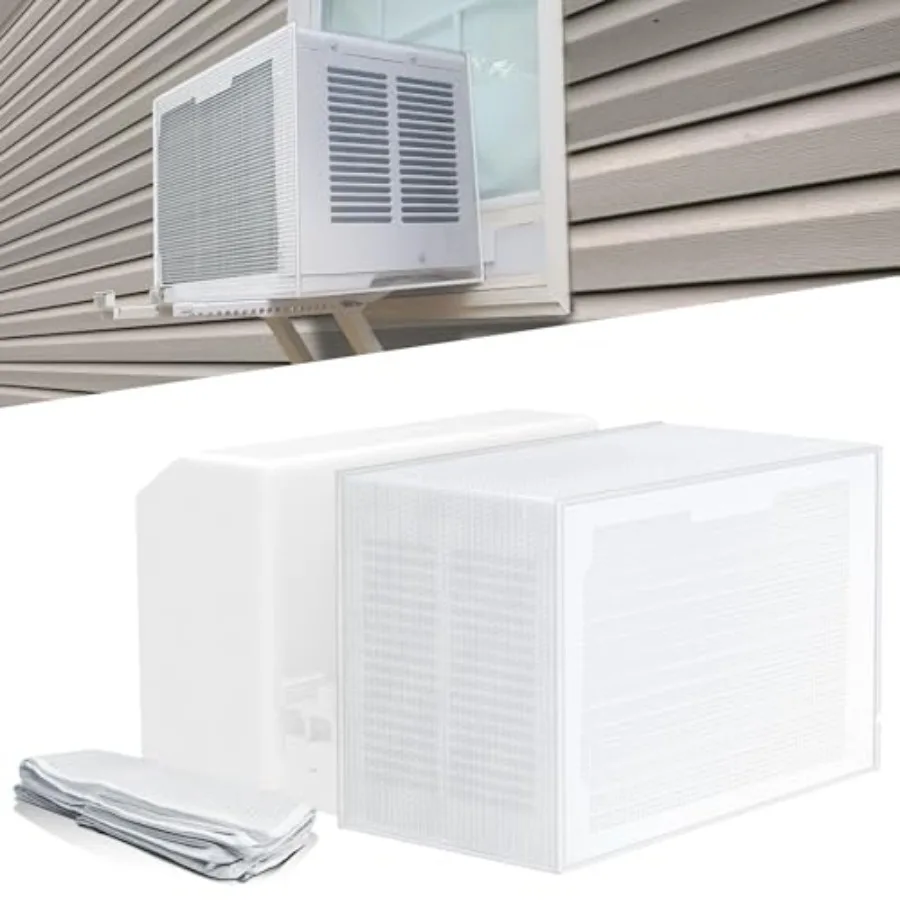 Air Conditioner Covers for Outside Window Units: Mesh Cover for Midea U Shaped AC 8000BTU 10000BTU 12000BTU, Waterproof Breatha
Air Conditioner Covers for Outside Window Units: Mesh Cover for Midea U Shaped AC 8000BTU 10000BTU 12000BTU, Waterproof Breatha