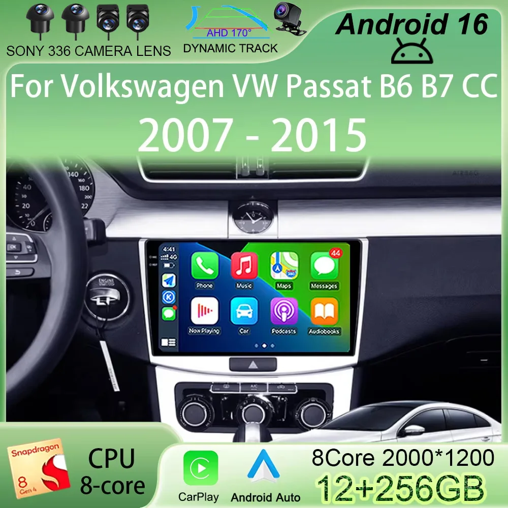 Multimedia Player Android 16 For Volkswagen VW Passat B6 B7 CC 2007 - 2015 Carplay RadioAuto Car Radio 4G GPS DSP NO 2din DVD
Multimedia Player Android 16 For Volkswagen VW Passat B6 B7 CC 2007 - 2015 Carplay RadioAuto Car Radio 4G GPS DSP NO 2din DVD
