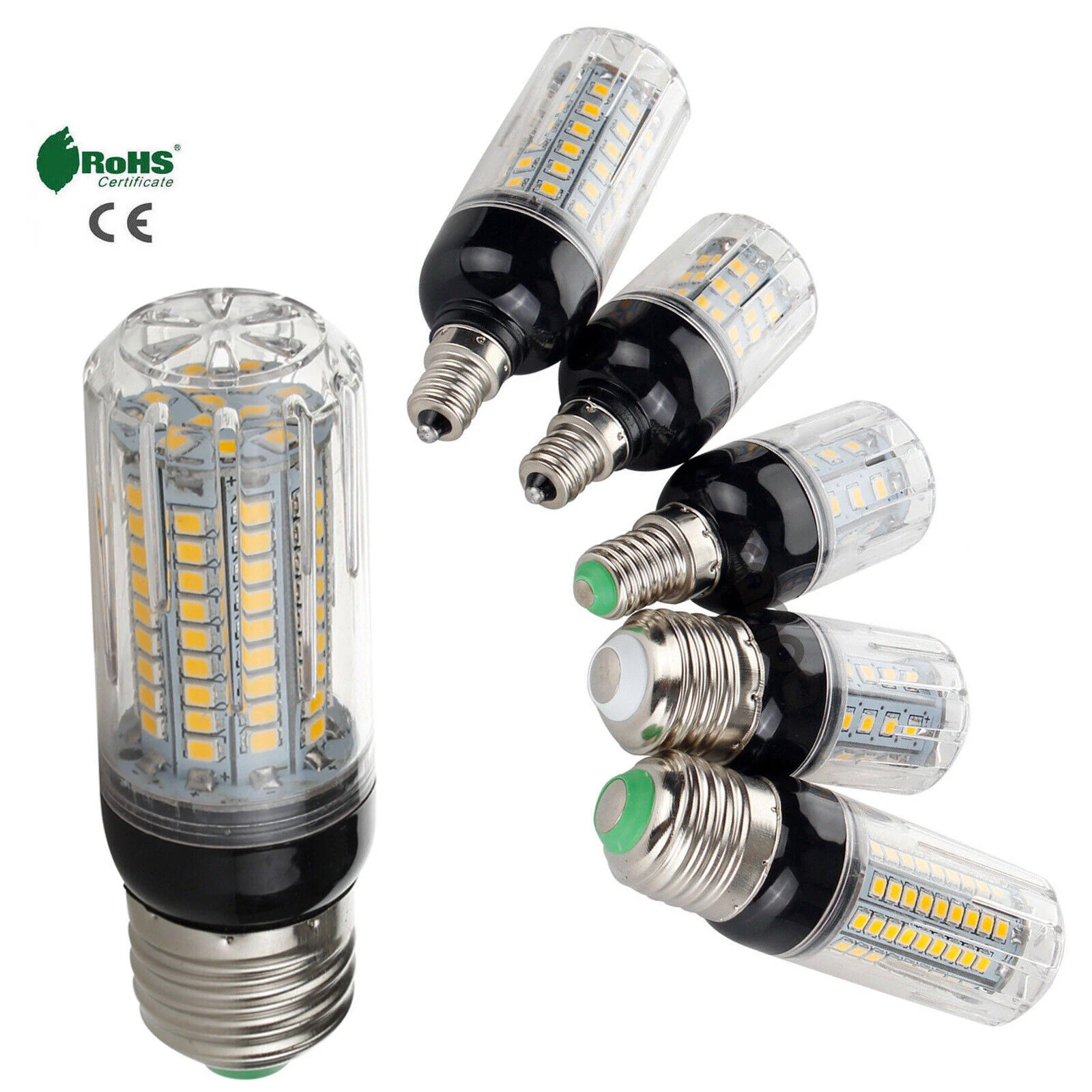 LED Corn Lamp E27 E14 102LEDS SMD 5730 Corn Bulb AC 220V Chandelier LEDs Candle light Spotlight Cold Warm Nautral White
LED Corn Lamp E27 E14 102LEDS SMD 5730 Corn Bulb AC 220V Chandelier LEDs Candle light Spotlight Cold Warm Nautral White