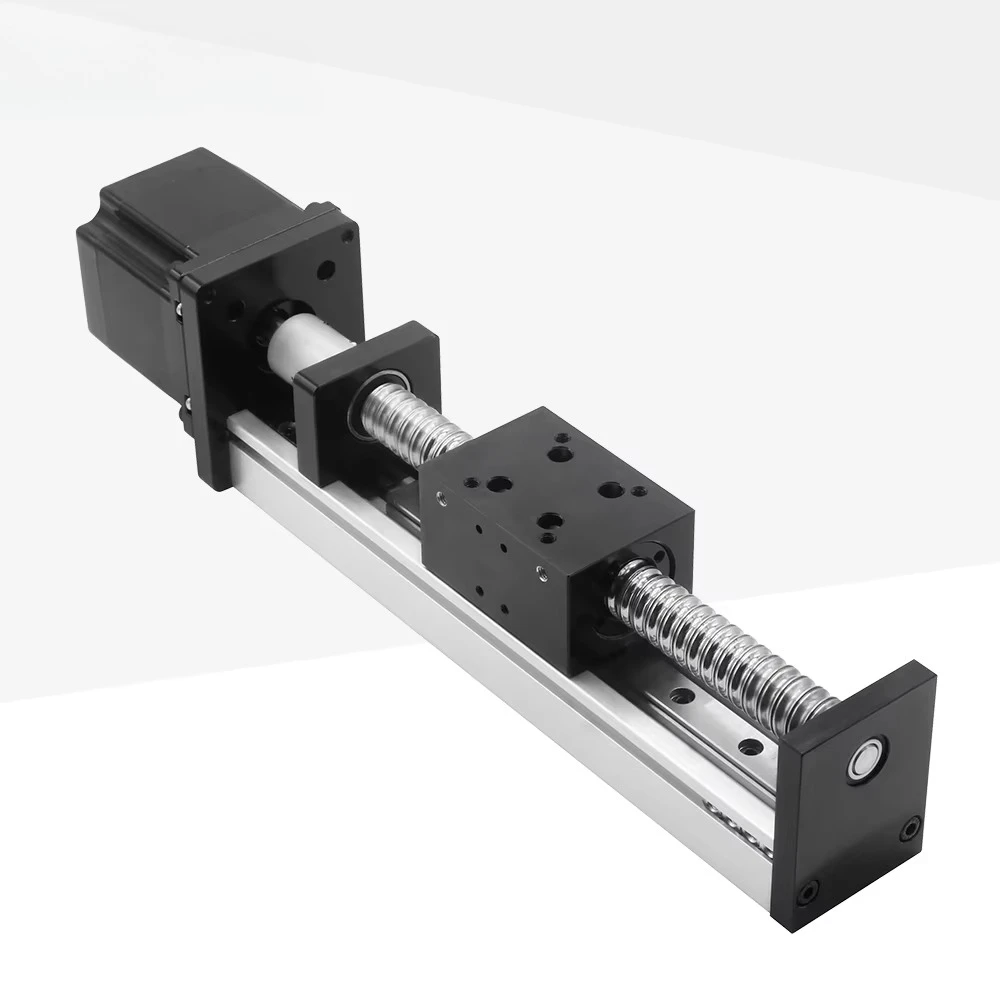 Factory Direct High Precision Nema 23 Stepper Motor Ball Screw Slide Rail Customizable Length for Stepper Motors
Factory Direct High Precision Nema 23 Stepper Motor Ball Screw Slide Rail Customizable Length for Stepper Motors