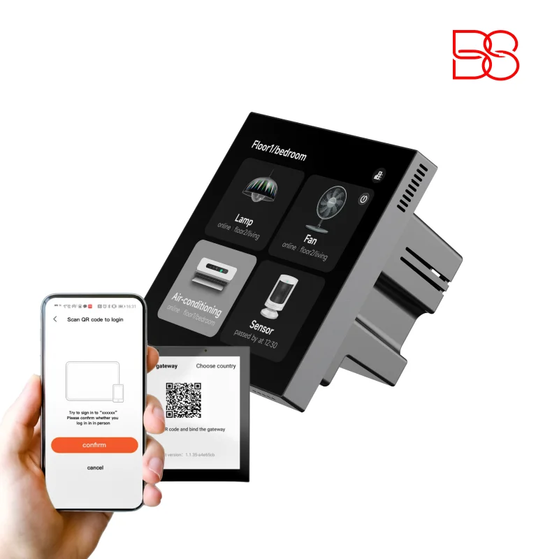 4-дюймовая электрическая сенсорная панель управления для умного дома и отелей на Android с управлением через приложение и голосовым управлением, интегрированная система фонового освещения
4-дюймовая электрическая сенсорная панель управления для умного дома и отелей на Android с управлением через приложение и голосовым управлением, интегрированная система фонового освещения