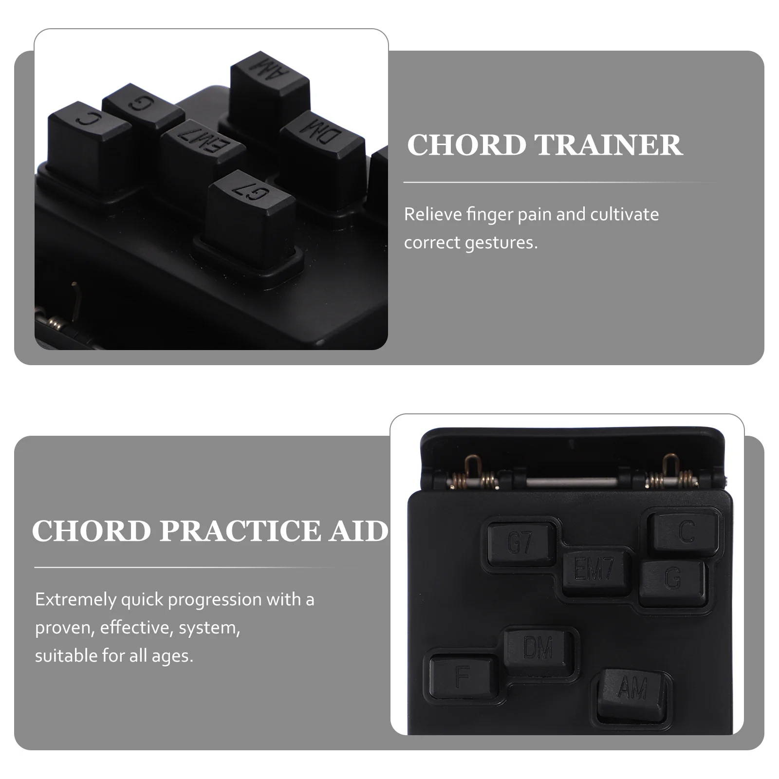 Ukulele Chord Trainer 23 Inch Black Chord Practice Tool For Beginner Universal C F Am Dm G G7 Chords Learning
Ukulele Chord Trainer 23 Inch Black Chord Practice Tool For Beginner Universal C F Am Dm G G7 Chords Learning