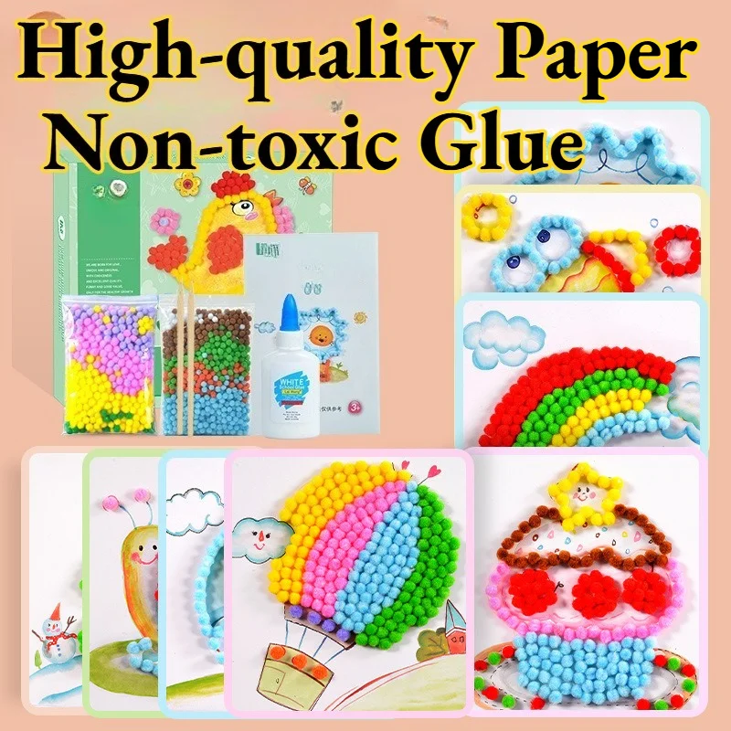 Набор для творчества «Пушистые шарики»: Развивающий набор для детского сада, раннее обучение, объемные аппликации из помпонов
Набор для творчества «Пушистые шарики»: Развивающий набор для детского сада, раннее обучение, объемные аппликации из помпонов