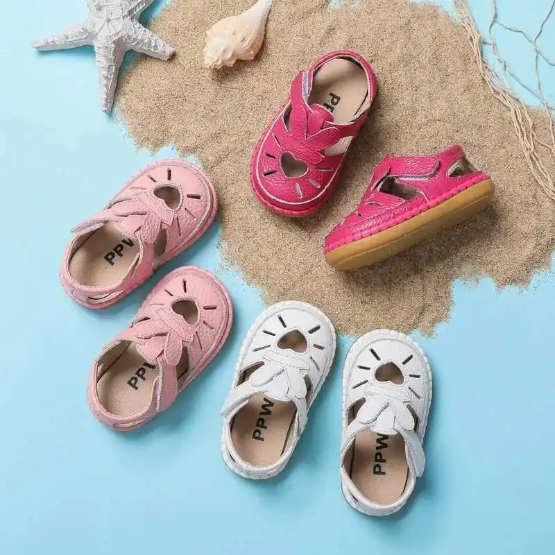 Summer Infant Sandals Baby Girls Anti-collision Toddler Shoes Love Soft Bottom Genuine Leather Kids Children Beach Sandals
Summer Infant Sandals Baby Girls Anti-collision Toddler Shoes Love Soft Bottom Genuine Leather Kids Children Beach Sandals