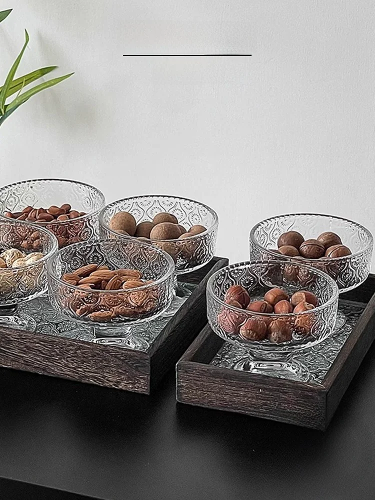 High Aesthetic Value Chinese Sle Glass Fruit Tray Vietri Mare Flower Pattern Dry Fruit Tray Tea Sna Tray Simple Design
High Aesthetic Value Chinese Sle Glass Fruit Tray Vietri Mare Flower Pattern Dry Fruit Tray Tea Sna Tray Simple Design
