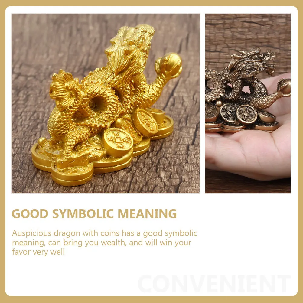 2Pcs Resin Auspicious Dragon Decorative Ornament Vintage Style Desktop Artware Resin Statues
2Pcs Resin Auspicious Dragon Decorative Ornament Vintage Style Desktop Artware Resin Statues