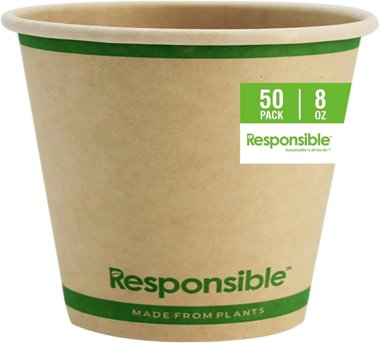 Certified Compostable 8 oz Paper Cups, Cold & Hot Coffee Cups, Disposable Paper Cups, Extra Strength Disposable Cups, M
Certified Compostable 8 oz Paper Cups, Cold & Hot Coffee Cups, Disposable Paper Cups, Extra Strength Disposable Cups, M