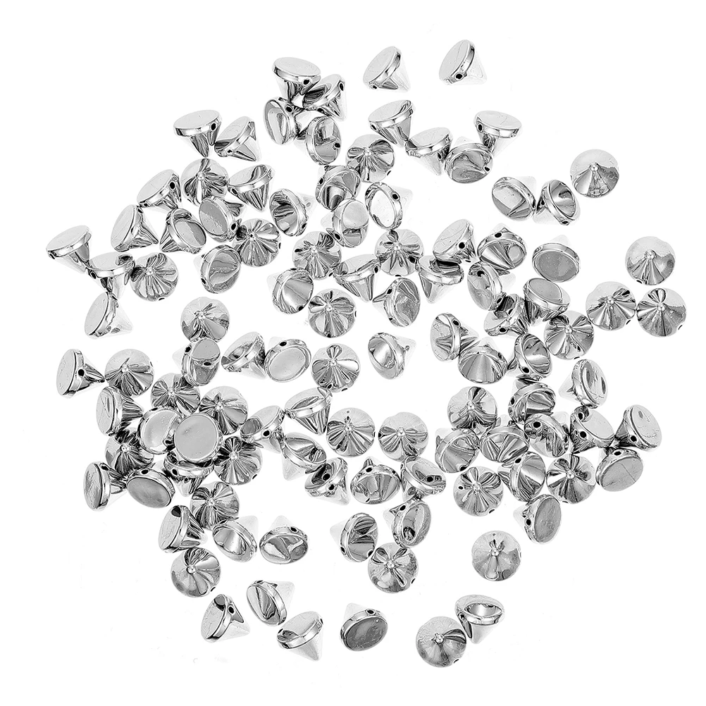 300 Pcs Coated Spikes Clothing Accessories Studs Diy Spacer Beads Bags Ccb Embellishment DIY Rivets Punk Style
300 Pcs Coated Spikes Clothing Accessories Studs Diy Spacer Beads Bags Ccb Embellishment DIY Rivets Punk Style