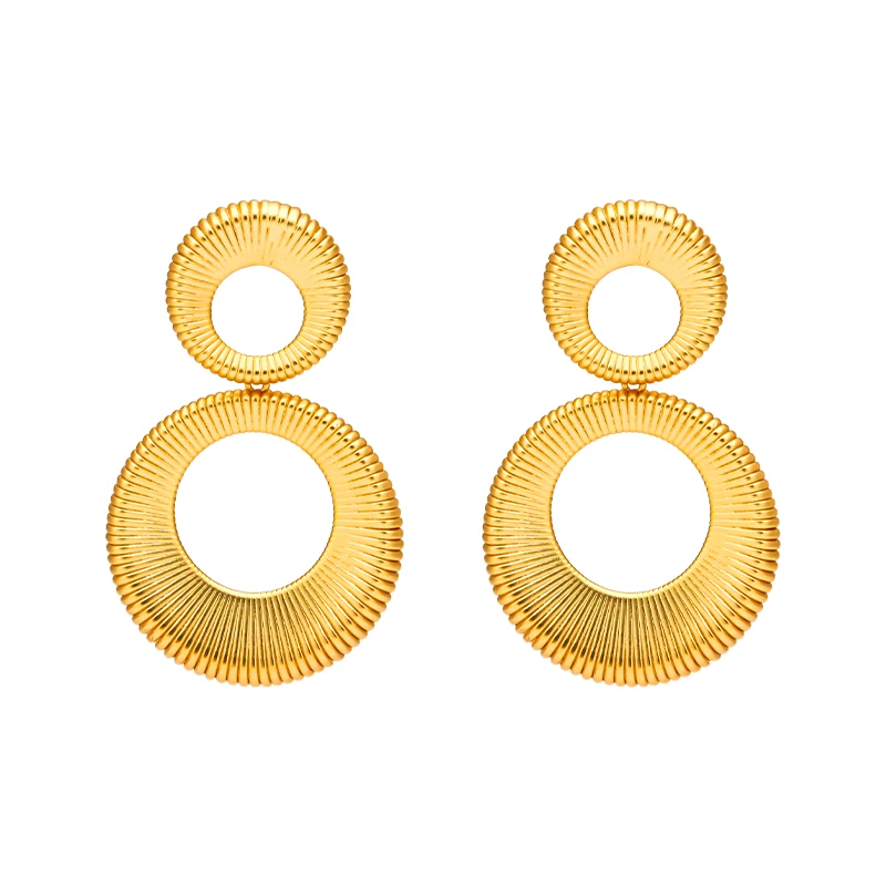 VAROLE Double Circle Geometry Drop Earrings For Women Gold Color Geometric Dangle Earings Fashion Jewelry Dropshippping
VAROLE Double Circle Geometry Drop Earrings For Women Gold Color Geometric Dangle Earings Fashion Jewelry Dropshippping