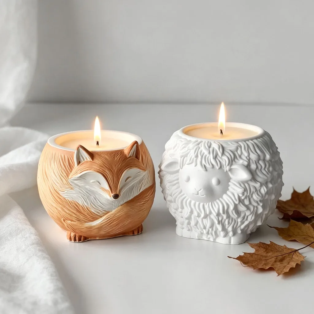 3d Animal Silicone Mold Clear Details Candle Holder Mold Fox Candle Mold 3d For Home Decor Study Coffee Shop
3d Animal Silicone Mold Clear Details Candle Holder Mold Fox Candle Mold 3d For Home Decor Study Coffee Shop
