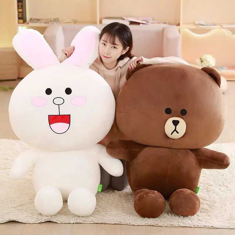LINE FRIENDS Brown and Cony cartoon cute plush dolls kawaii student toys hugging pillows anime merchandise wholesale gifts
LINE FRIENDS Brown and Cony cartoon cute plush dolls kawaii student toys hugging pillows anime merchandise wholesale gifts