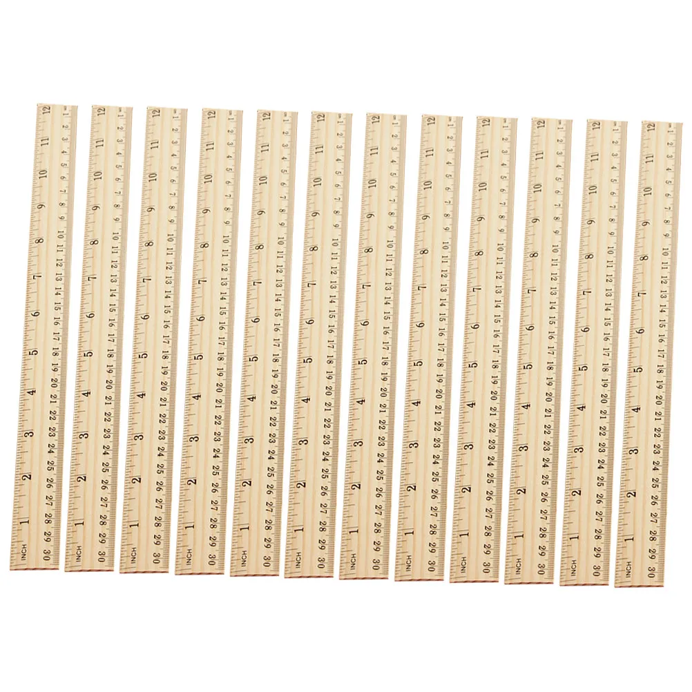 20Pcs Wooden Rulers Set Natural Hardwood Straight Edge Measuring Ruler for Drawing Architecture Engineering Office School Craft
20Pcs Wooden Rulers Set Natural Hardwood Straight Edge Measuring Ruler for Drawing Architecture Engineering Office School Craft