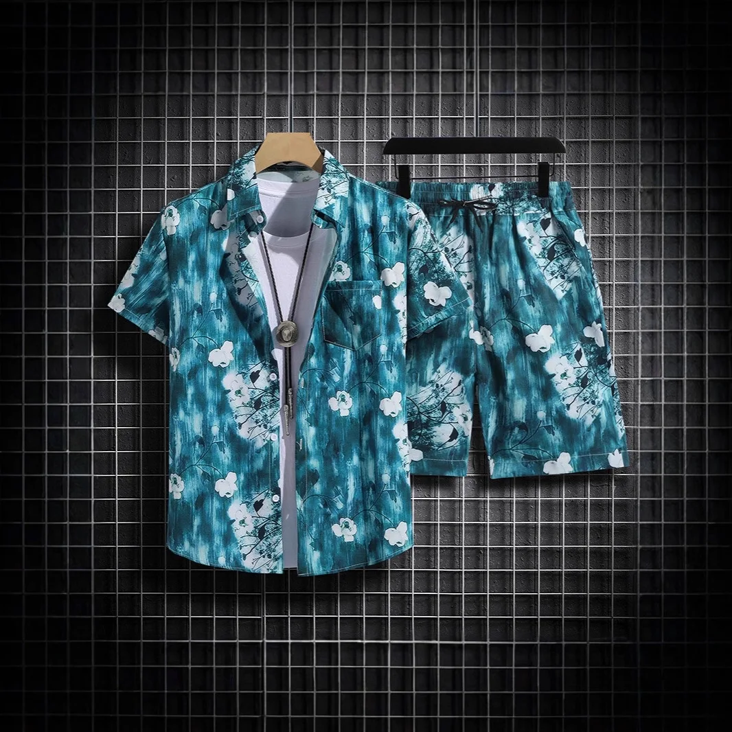 Hip Hop Popular Hawaii flowers colorful cartoon 3D Print shirt +Shorts Short Sleeve Flip collar shirts half pants Two Piece Set
Hip Hop Popular Hawaii flowers colorful cartoon 3D Print shirt +Shorts Short Sleeve Flip collar shirts half pants Two Piece Set