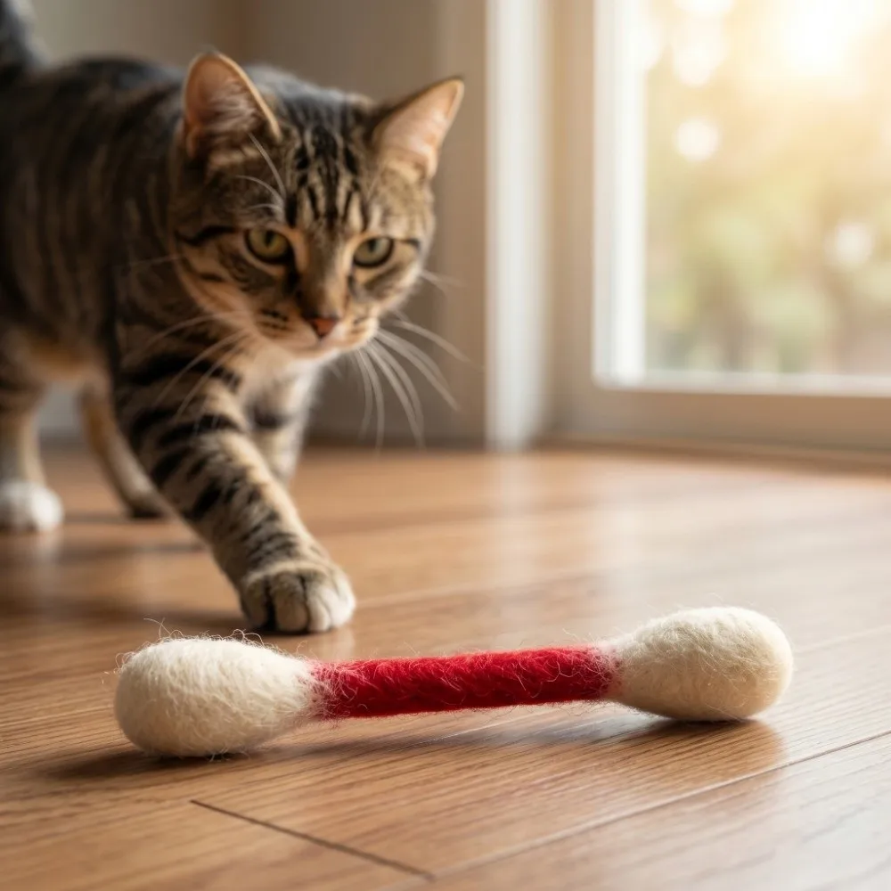 6Pcs Oversized Cotton Swab Cat Durable Anti-Boredom Cat Teething Chew Lightweight Soft Texture Kitten Chew Dental Cleaning
6Pcs Oversized Cotton Swab Cat Durable Anti-Boredom Cat Teething Chew Lightweight Soft Texture Kitten Chew Dental Cleaning