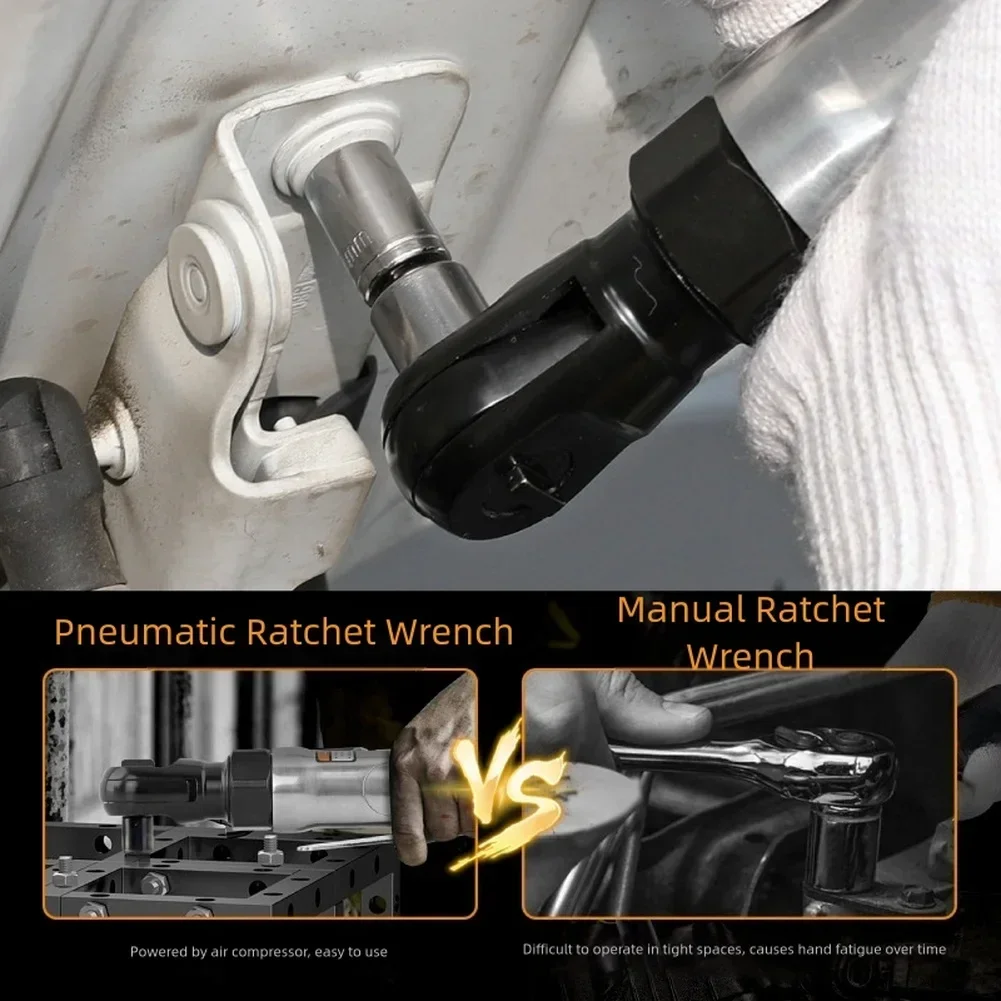 For Quick Repairs Pneumatic Ratchet Wrench Torque Wrench Approx. 168mm*70mm 3 8 Inch Drive Easy Maneuverability
For Quick Repairs Pneumatic Ratchet Wrench Torque Wrench Approx. 168mm*70mm 3 8 Inch Drive Easy Maneuverability