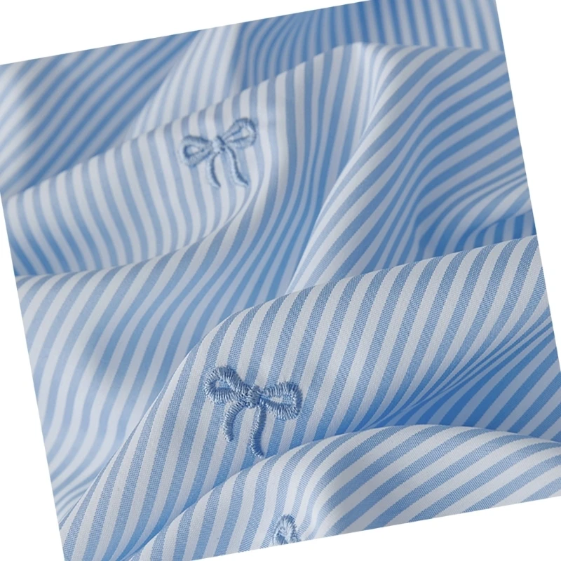 49MD Soft Draping Bows Embroidered Stripe Cloth Kids Apparels Sewing Embroidered Cloth Fabric
49MD Soft Draping Bows Embroidered Stripe Cloth Kids Apparels Sewing Embroidered Cloth Fabric