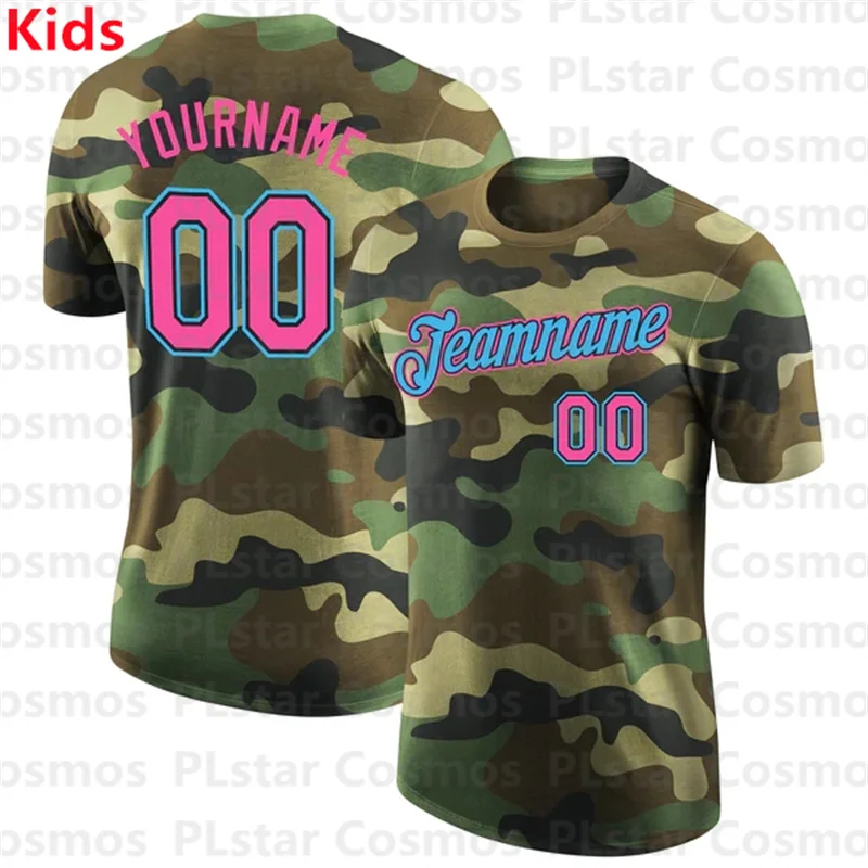 Custom Camo Pink Black-Sky Blue Performance Salute To Service T-Shirt 3D Printed Kids Football Jersey Boys Tops Girl Tees
Custom Camo Pink Black-Sky Blue Performance Salute To Service T-Shirt 3D Printed Kids Football Jersey Boys Tops Girl Tees