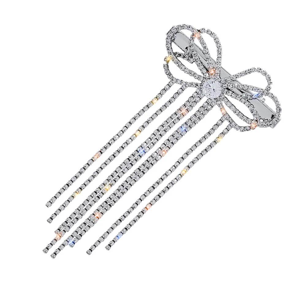 Hair Pins Tassel Edge Clip Rhinestone Accessories Rhinestones Jewelry Women's Clips for Girls
Hair Pins Tassel Edge Clip Rhinestone Accessories Rhinestones Jewelry Women's Clips for Girls