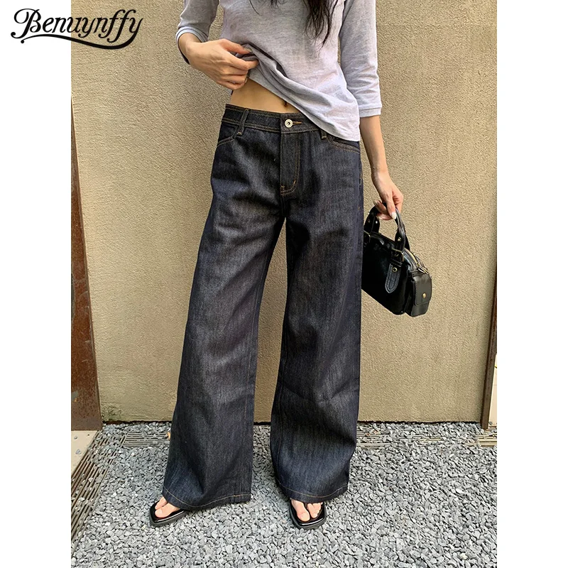 Benuynffy American Embroidered Back Pocket Jeans Women 2026 Spring New Vintage Low Waist Female Loose Straight Leg Denim Pants
Benuynffy American Embroidered Back Pocket Jeans Women 2026 Spring New Vintage Low Waist Female Loose Straight Leg Denim Pants