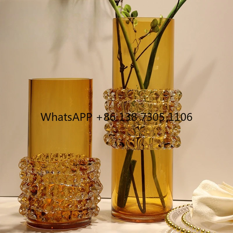 Nordic style creative glass vase water raising flower arrangement device home soft handicraft decoration straight vase
Nordic style creative glass vase water raising flower arrangement device home soft handicraft decoration straight vase