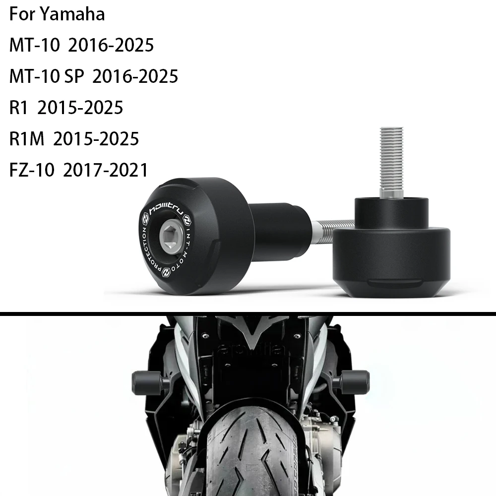 Motorcycle Falling Protection Frame Slider Fairing Guard Crash Pad Protector For Yamaha R1 R1M FZ-10 MT-10 SP 2016-2025
Motorcycle Falling Protection Frame Slider Fairing Guard Crash Pad Protector For Yamaha R1 R1M FZ-10 MT-10 SP 2016-2025