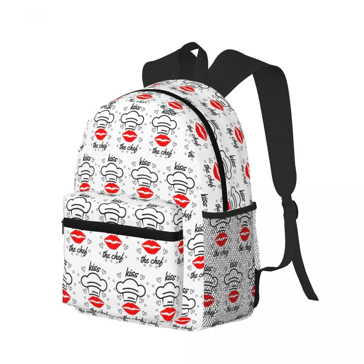 Kiss The Chef Student Backpack School Bag Hiking Travel Daypack for Men Women Bookbag Shoulder Bags
Kiss The Chef Student Backpack School Bag Hiking Travel Daypack for Men Women Bookbag Shoulder Bags